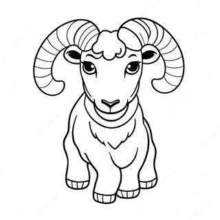 Aries The Ram Coloring Page 26814-21655