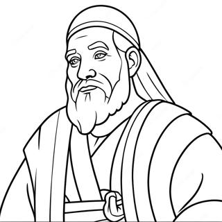 Moses Coloring Page 2681-2251