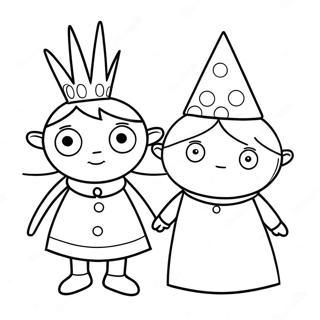 Ben And Holly Coloring Page 26823-21658