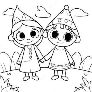 Ben And Holly Coloring Page 26823-21659