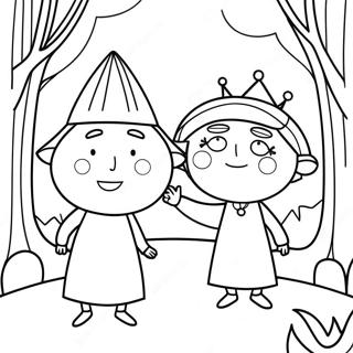 Ben And Holly Coloring Page 26823-21660