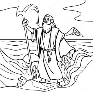 Moses Coloring Pages