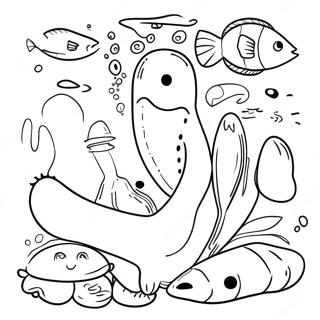 Food Chain Coloring Page 26833-21670