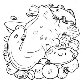 Food Chain Coloring Page 26833-21671