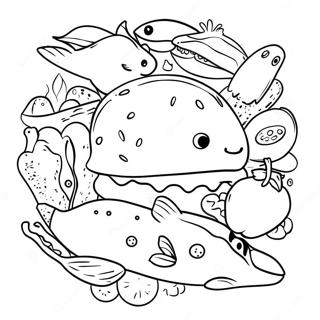 Food Chain Coloring Page 26833-21672