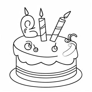 Happy 6th Birthday Coloring Pages