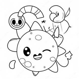 Sun And Moon Fnaf Coloring Pages