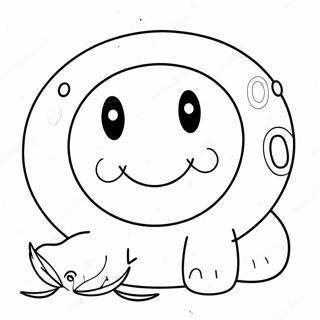 Cute Number 9 With Smiley Face Coloring Page 26874-21708