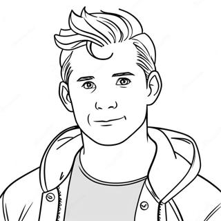 Tom Holland Coloring Page 26913-21739