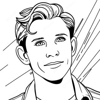 Tom Holland Coloring Page 26913-21740