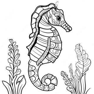 Seahorse Coloring Pages