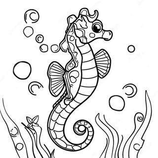 Seahorse Coloring Page 2691-2254