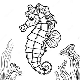 Seahorse Coloring Page 2691-2256