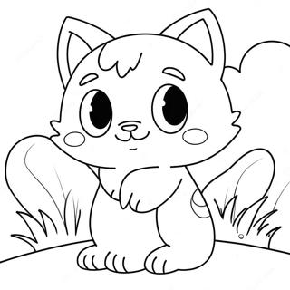 Anime Animals Coloring Page 26923-21742