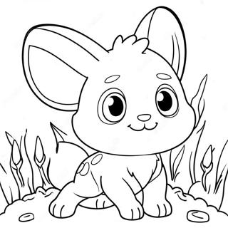 Anime Animals Coloring Page 26923-21744