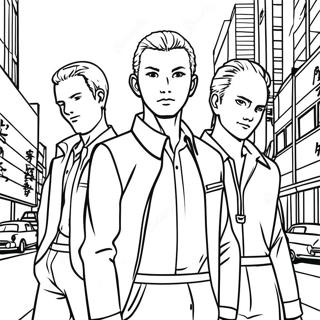 Tokyo Revengers Coloring Page 26933-21750