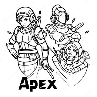 Apex Legends Logo Coloring Page 26943-21760