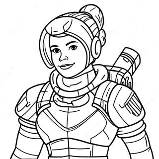 Apex Legends Character Coloring Page 26944-21762