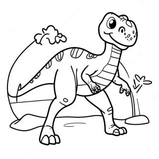 Colorful T Rex Dinosaur Coloring Page 26954-21770