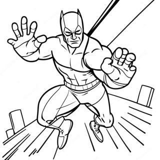 Daredevil In Action Coloring Page 26964-21777