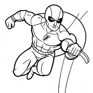 Daredevil In Action Coloring Page 26964-21778