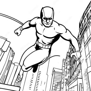 Daredevil In Action Coloring Page 26964-21779