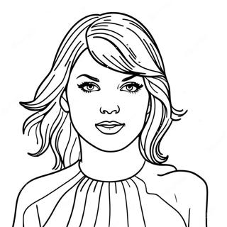 Taylor Swift Midnights Coloring Page 26983-21787