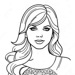 Taylor Swift Midnights Coloring Page 26983-21788