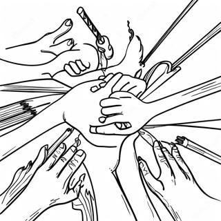 Teamwork Coloring Page 27023-21819