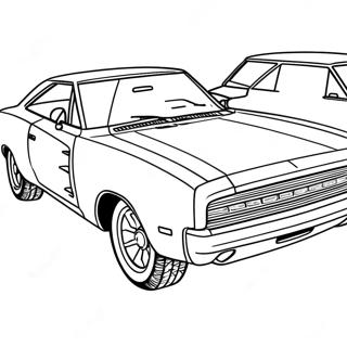 Charger Coloring Page 27033-21830