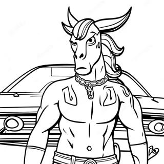 Charger Coloring Page 27033-21832