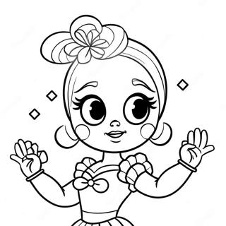 Ballora Dancing In The Spotlight Coloring Page 27044-21837