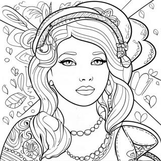 Positive Self Talk Affirmation Coloring Page 27093-21880