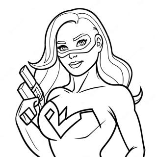 Tv Woman Coloring Pages