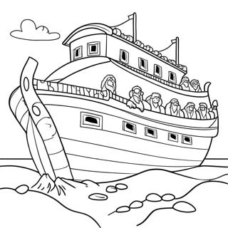 Noah S Ark Coloring Page 2711-2272