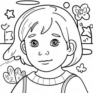 Autistic Child Coloring Page 27123-21901