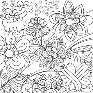 Colorful Patterns For Autistic Children Coloring Page 27124-21906