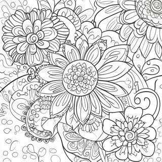 Colorful Patterns For Autistic Children Coloring Page 27124-21907