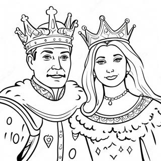 King And Queen Coloring Pages