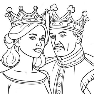 King And Queen Coloring Page 27153-21927