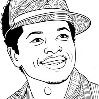 Bruno Mars Coloring Page 27163-21936