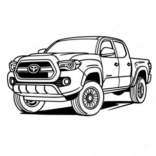 Toyota Tacoma Coloring Pages