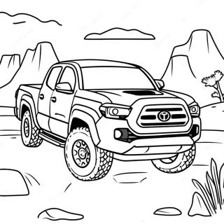 Toyota Tacoma Coloring Pages