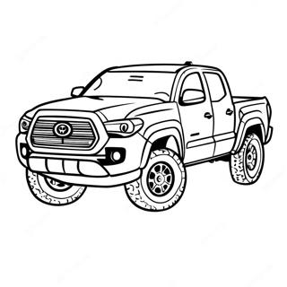 Toyota Tacoma Off Road Adventure Coloring Page 27184-21951