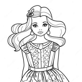 Fashion Coloring Page For Kids 271-208