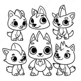 Animal Jam Coloring Pages