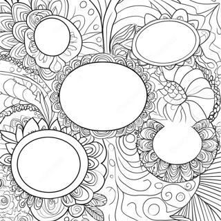 Oval Shapes Coloring Page 27253-22012