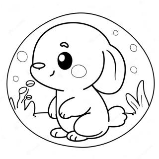 Cute Oval Animals Coloring Page 27254-22008