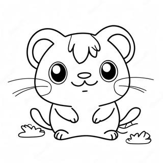 Hamtaro Coloring Pages