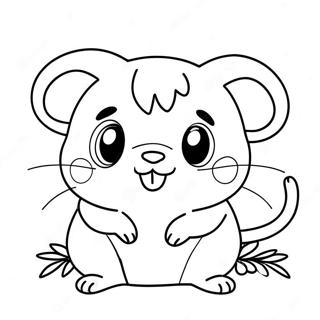 Hamtaro Coloring Page 27283-22031